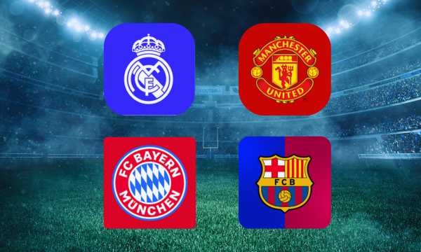 Apps Oficiales de Los Clubes de Fútbol más Grandes de Europa